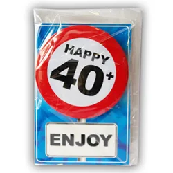 Happy age kaart 40 bij Het Bakschip
