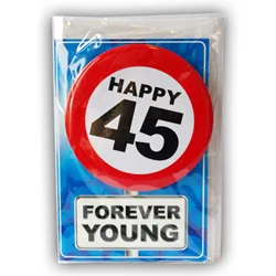 Happy age kaart 45 bij Het Bakschip