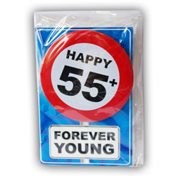 Happy age kaart 55 bij Het Bakschip