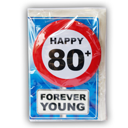Happy age kaart 80 bij Het Bakschip