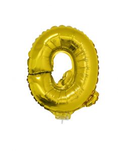 Folieballon Goud - Q bij Het Bakschip