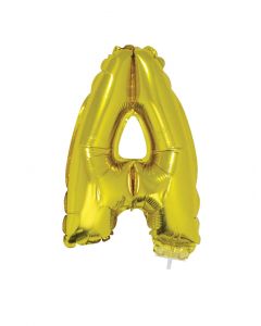 Folieballon Goud - A bij Het Bakschip