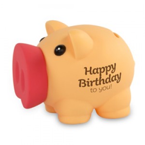 Spaarvarken - Happy Birthday bij Het Bakschip