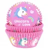 House of Marie Baking Cups -Unicorn/Eenhoorn pk/50 bij Het Bakschip