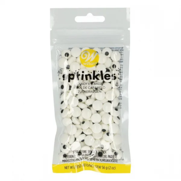 Wilton - Candy Eyeballs 1cm pk/56 bij Het Bakschip