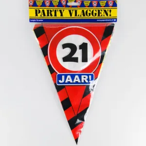 Party vlaggenlijn  25 bij Het Bakschip