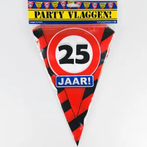 Party vlaggenlijn  25 bij Het Bakschip