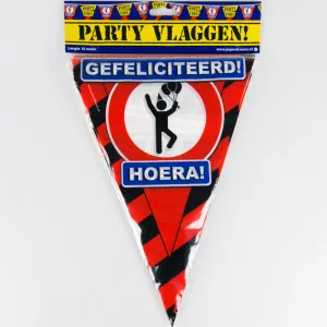 Party vlaggenlijn  Welkom Thuis bij Het Bakschip