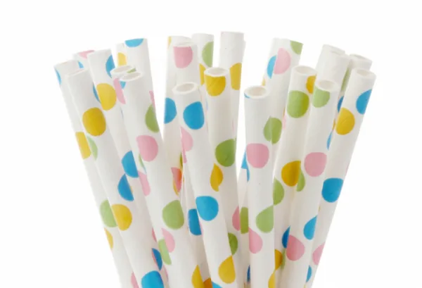 House of Marie Cakepop - paper straws Fancy dots bij Het Bakschip