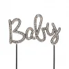 Cake Star Cake Topper Diamante Baby bij Het Bakschip