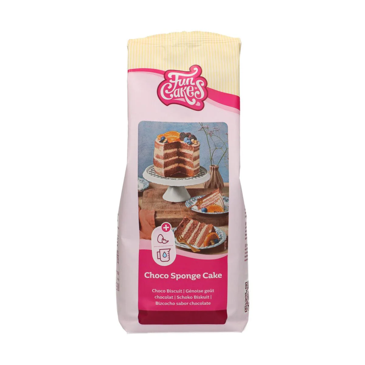 FunCakes Mix voor Choco Biscuit 1kg at Het Bakschip