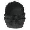 House of Marie Mini Baking Cups -  Zwart bij Het Bakschip