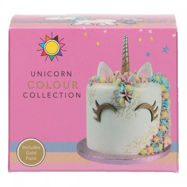 Sugarflair Unicorn Collection set/5 ( eenhoorn) bij Het Bakschip
