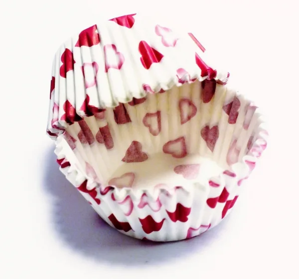 PME - Baking cups Petite - Heart 60st bij Het Bakschip