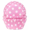 House of Marie – Baking Cups Stip Baby roze at Het Bakschip