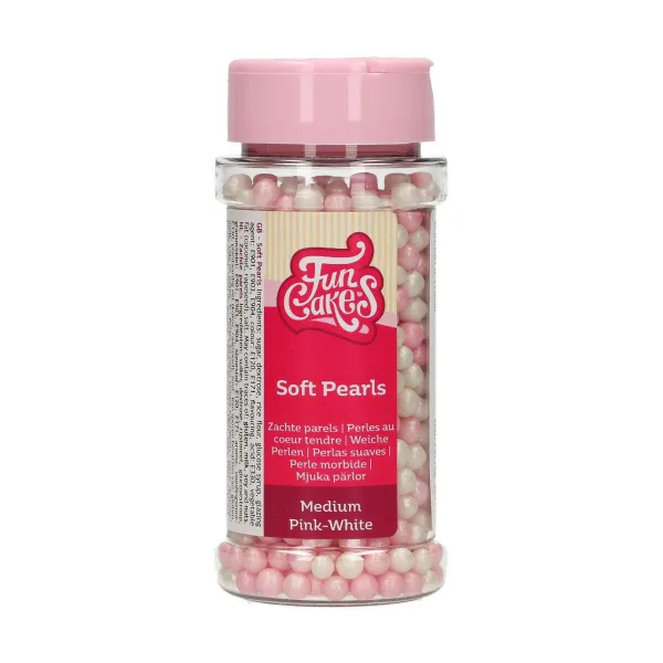 FunCakes Zachte parels  - Medium Roze - 60g bij Het Bakschip