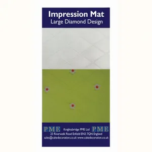 PME Impression Mat Diamond - Large bij Het Bakschip