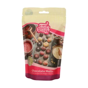 FunCakes Chocolade melts  Wit 250gr at Het Bakschip