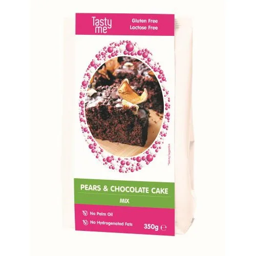Tasty Me - Peer en Chocolade cake Mix 300g Glutenvrij / Lactosevrij bij Het Bakschip
