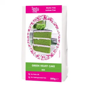 Tasty Me - Green Velvet Cake Mix 350g Glutenvrij / Lactosevrij bij Het Bakschip