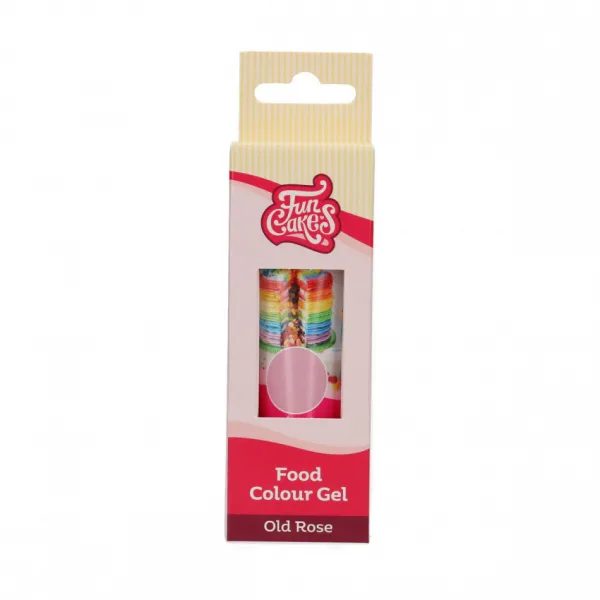 Funcakes edible funcolors gel -30 gr - Old Rose bij Het Bakschip