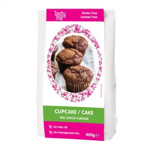 Tasty Me - Choco Cupcake Mix 400g Glutenvrij/Lactosevrij bij Het Bakschip