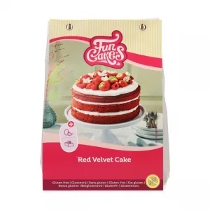 FunCakes - Red Velvet Cake Mix 400g Glutenvrij bij Het Bakschip