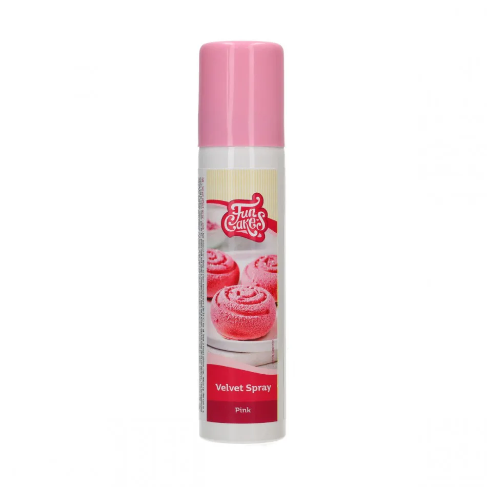 FunCakes - Velvet Spray Roze 100 ml bij Het Bakschip