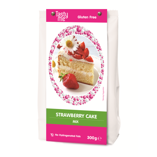 Tasty Me - Strawberry Cake 300g Glutenvrij bij Het Bakschip