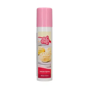 FunCakes - Velvet spray Witte Choco 100 ml bij Het Bakschip