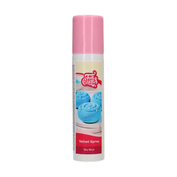 FunCakes - Velvet Spray Hemelsblauw100 ml bij Het Bakschip