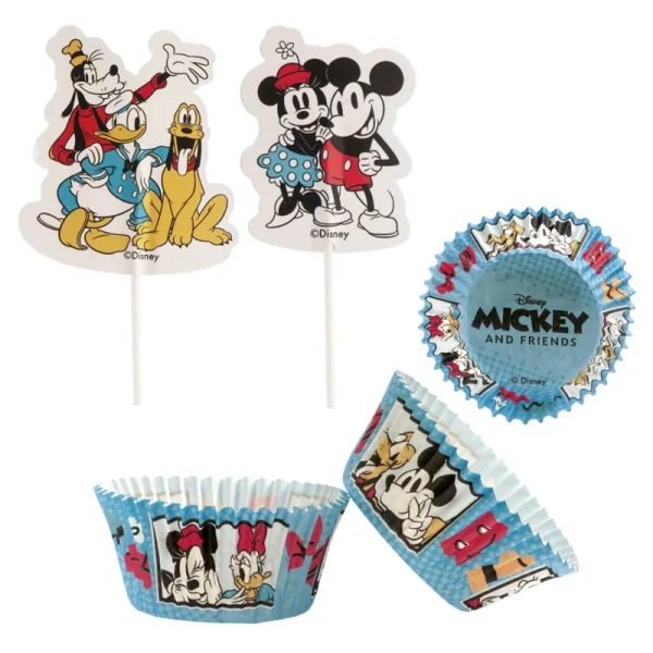 Dekora - Cupcakeset Mickey Mouse bij Het Bakschip