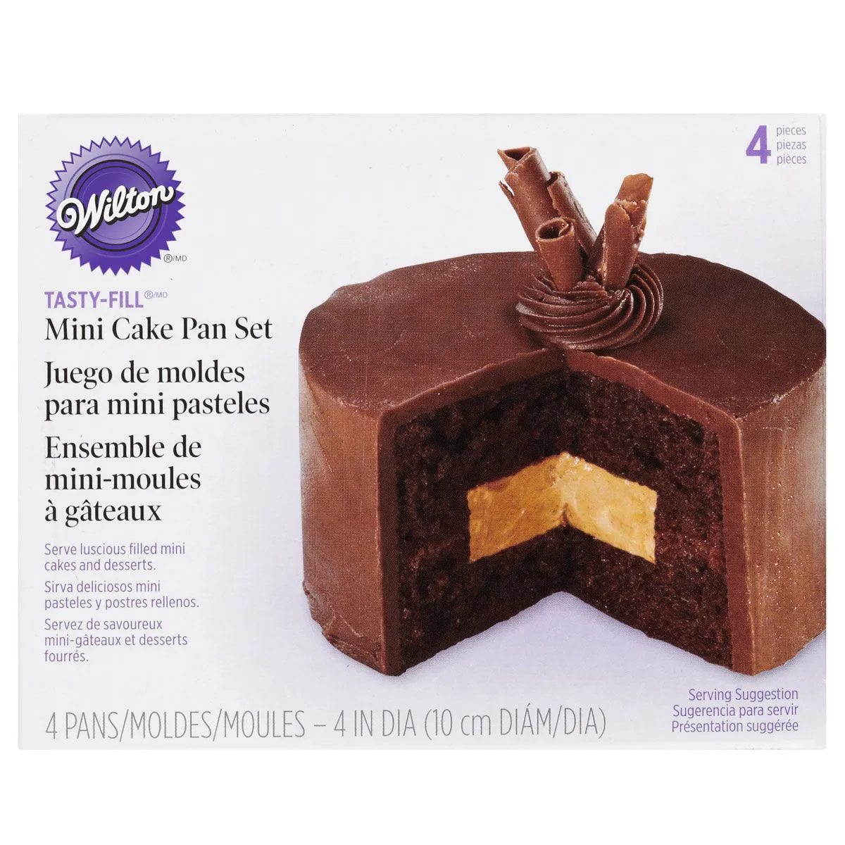 Wilton - Mini Tasty-Fill Cake Pan Set/2 bij Het Bakschip
