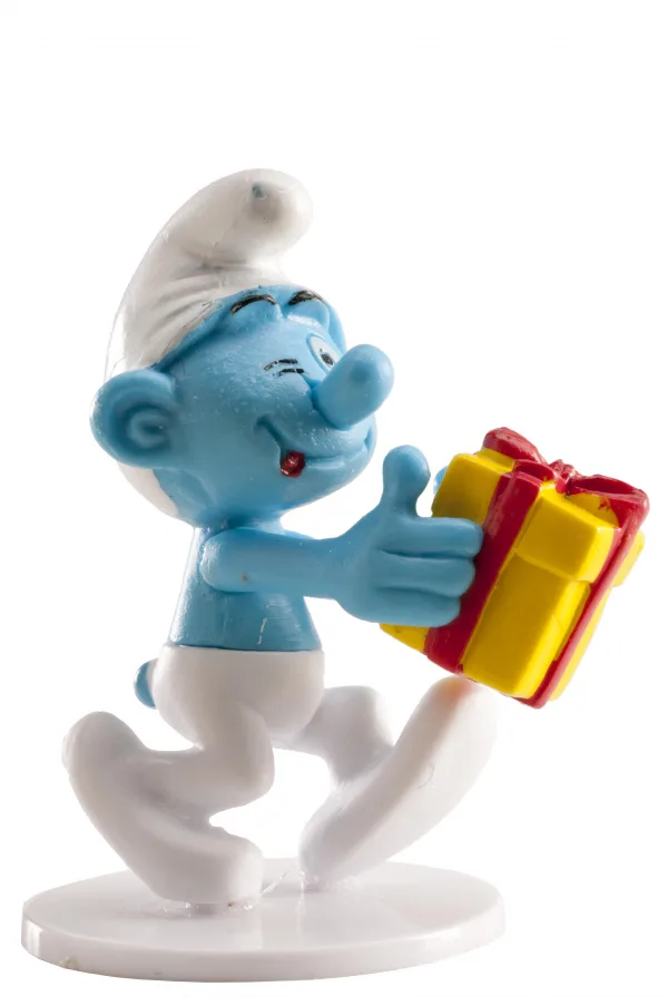 Dekora - Topper Smurf - kado bij Het Bakschip