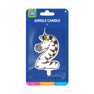 Jungle Candle- 2 Zebra bij Het Bakschip