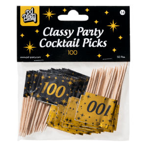 Classy party cocktail prikkers - 65 bij Het Bakschip