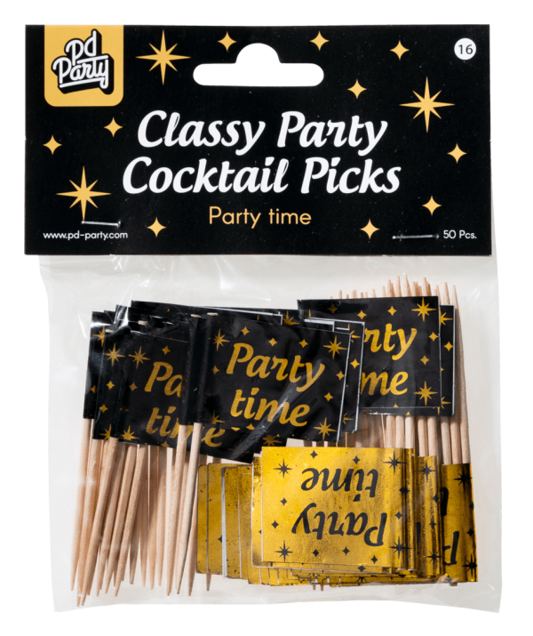 Classy party cocktail prikkers - Party time bij Het Bakschip