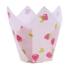 Tulp Muffin Gevallen - Frambozen Pk/24 - Afbeelding 2