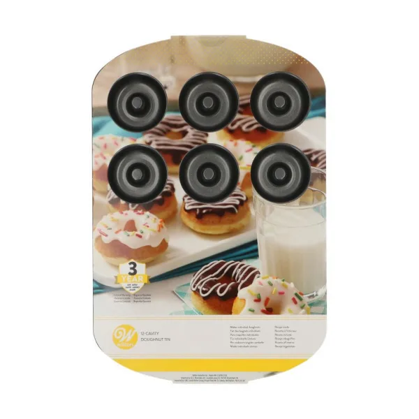 Wilton 12-cavity Mini Donut Pan bij Het Bakschip