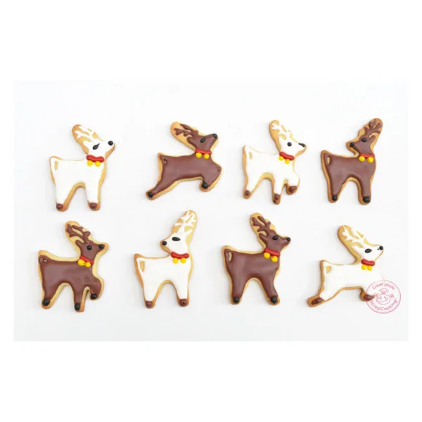 Scrapcooking - Cookie Cutter Deers Set/4 bij Het Bakschip