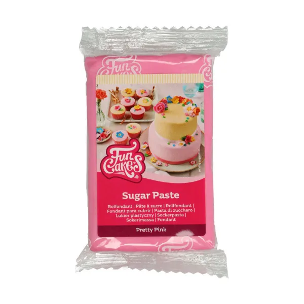 FunCakes Rolfondant - Pretty Pink -250g bij Het Bakschip