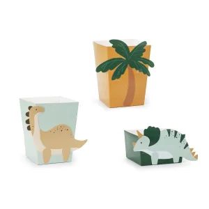 PartyDeco - DIY Paper Snack Boxes pk/6 - Dinosaurussen bij Het Bakschip