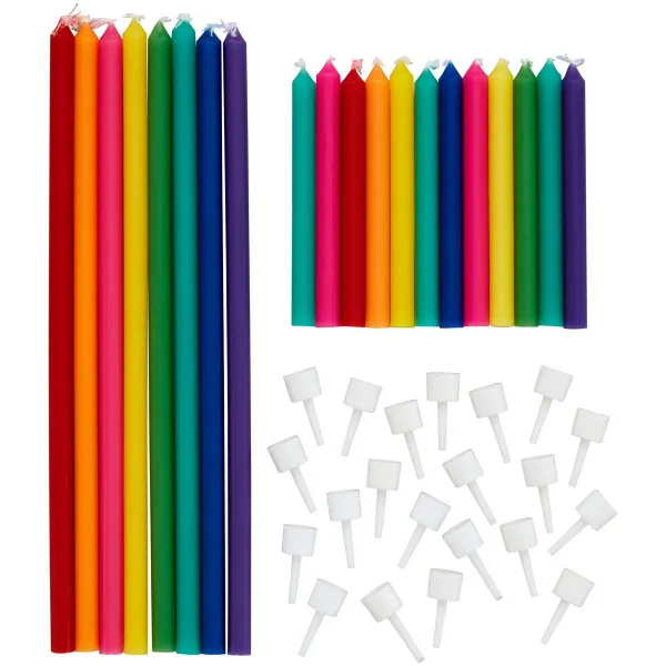 Wilton - Birthday Candles Tall & Short pk/20 bij Het Bakschip