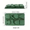 Siliconen chocolade vorm - donker groen - Afbeelding 2