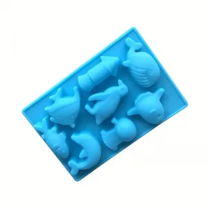 Siliconen chocolade vorm - Blauw at Het Bakschip