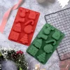 Siliconen chocolade vorm - donker groen