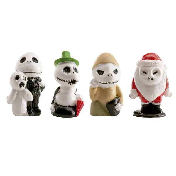 Toppers Merry Xmass / kerst  Set/4 - kerstverhaal / nightmare before christmas bij Het Bakschip