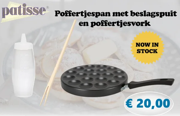 Patisse -  Poffertjes set bij Het Bakschip