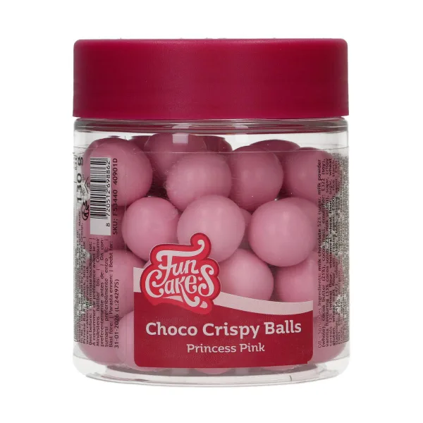 FunCakes - Choco Crispy Ballen - Metallic Zilver at Het Bakschip