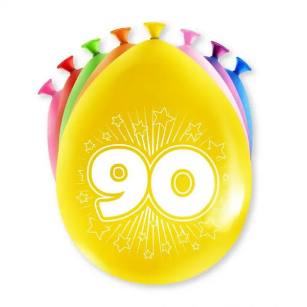 Happy party ballonnen - 90 jaar